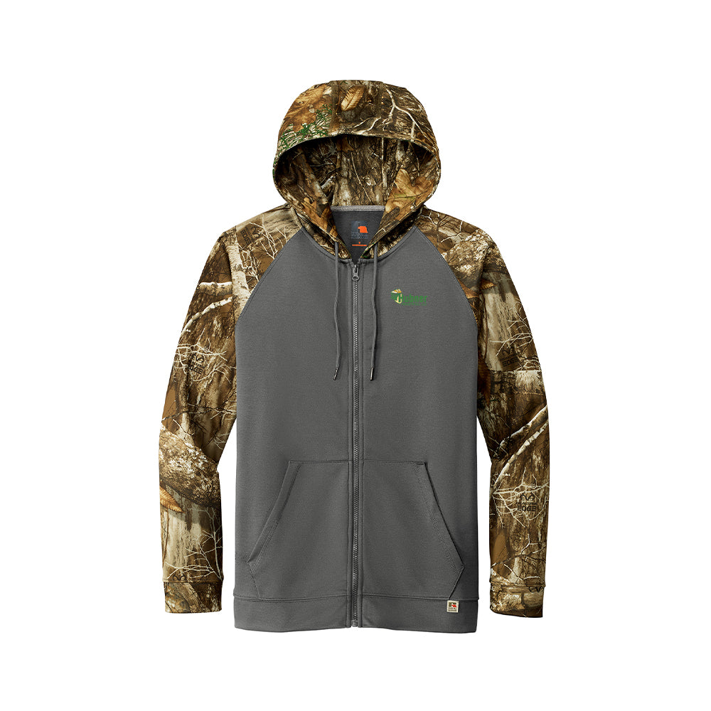 Russell Outdoors Realtree Performance Colorblock Full-Zip Hoodie