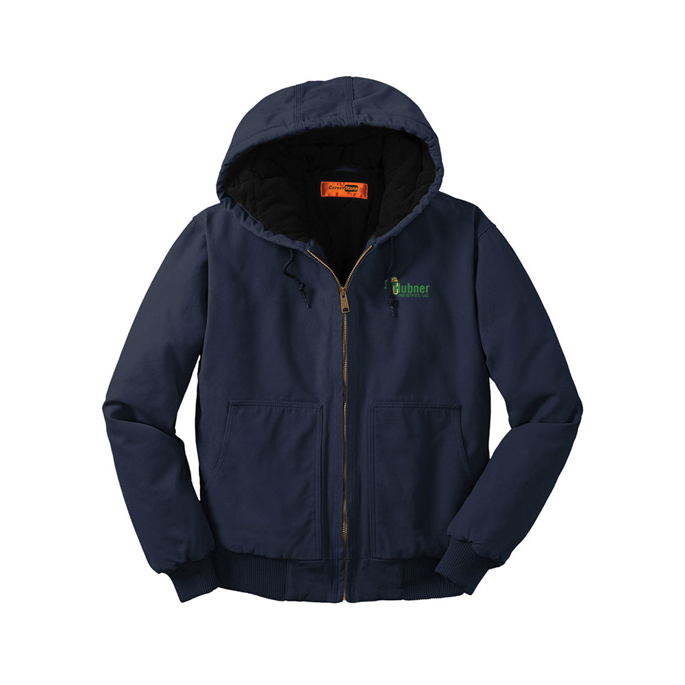 CornerStone Washed Duck Cloth Insulated Hooded Work Jacket